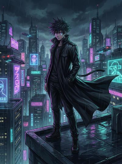 抖音风动漫-暗夜守望者